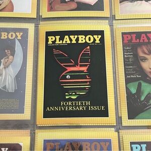 90s Vintage Playboy Chromium Cover Card Playboy Bunny Collectors 1995 #99